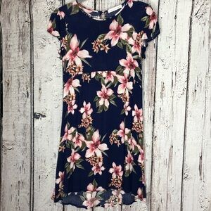 Chris &‎ Carol Floral Gauzy Babydoll Dress Small